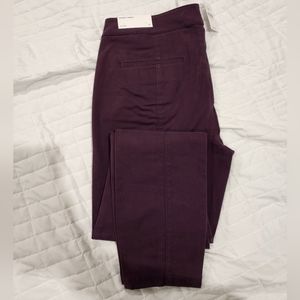 Loft plum Skinny pants